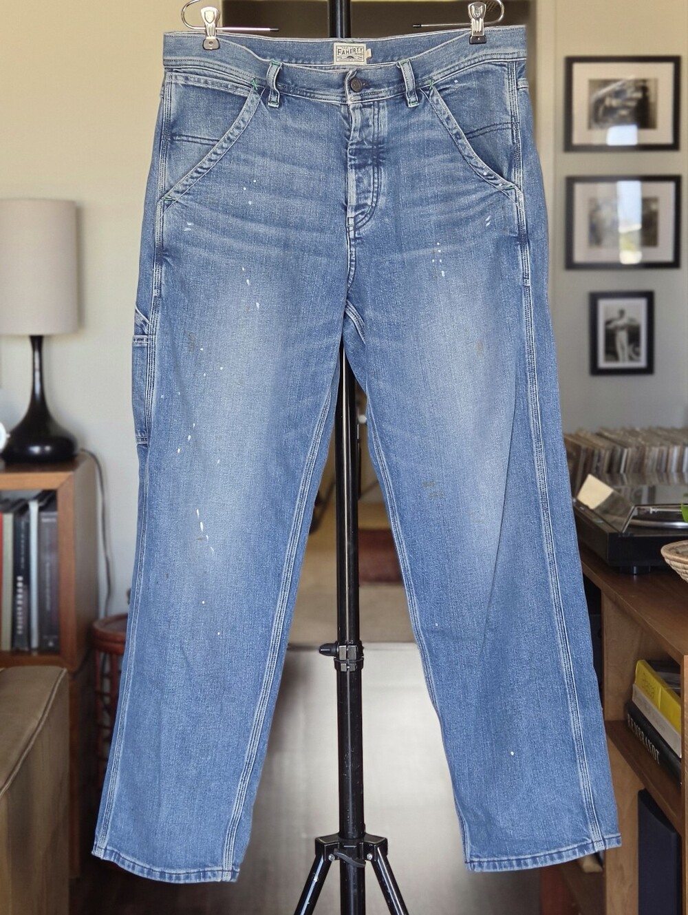 Faherty X Steven Paul Judd Men's Denim Carpenter Pants